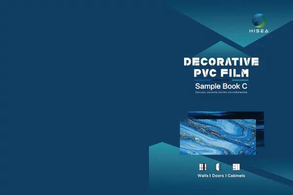  Hisea Decorative PVC Film Napiling Sample na Aklat C
