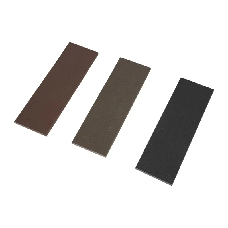 Waterproof Solid Flat WPC Plank Panlabas na Panlabas na Wall Cladding